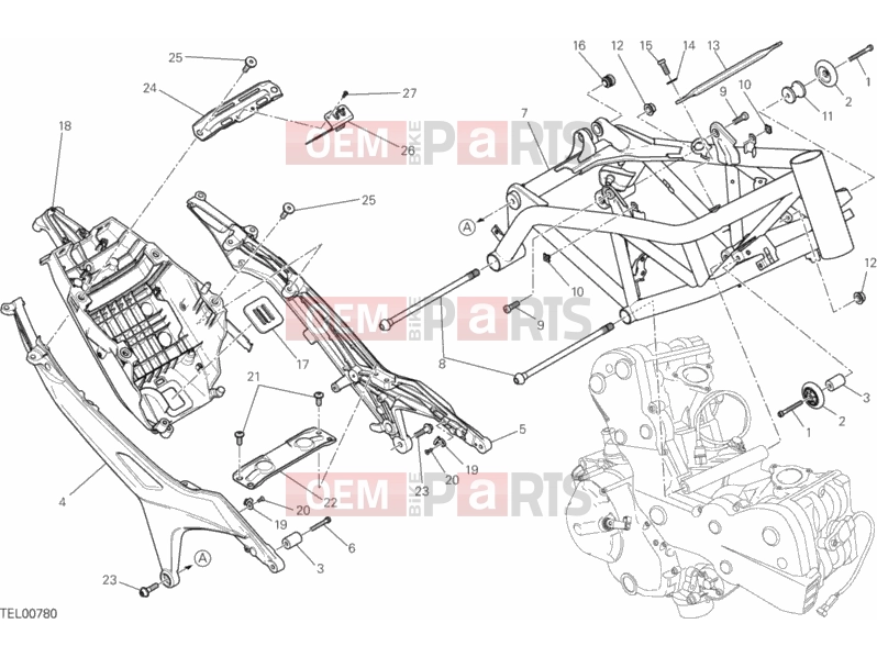 DUCATI 2014 HYPERSTRADA FRAME » FRAME
