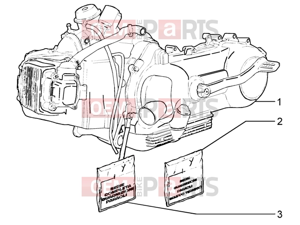 Engine » Engine - Piaggio Liberty 125 La Poste