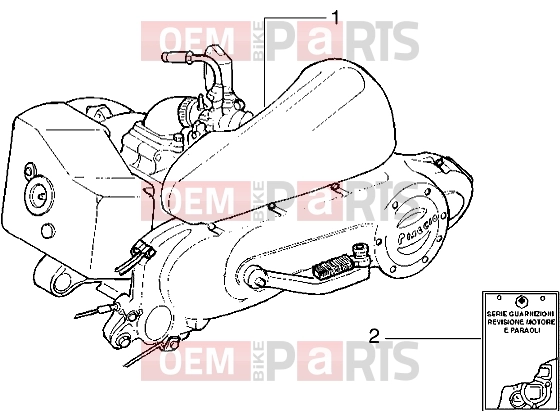 Engine » Engine - Piaggio Liberty 50 2T