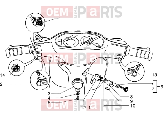 Electrical system » Electrical devices - Piaggio NRG