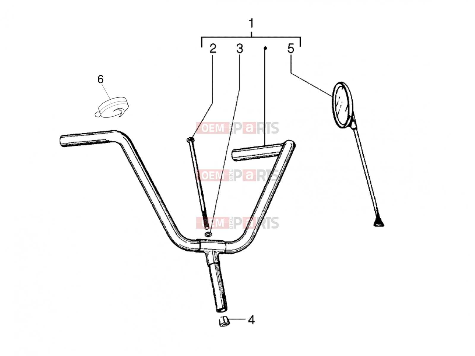 Handlebars » Handlebars - Piaggio Si Mix
