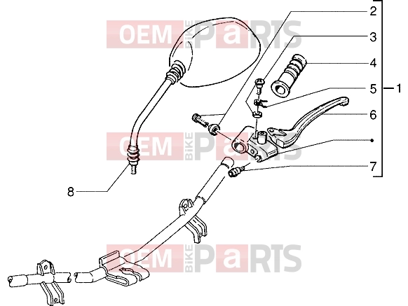 Electrical system » Electrical devices - Piaggio Skipper 150