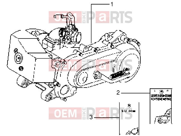 Engine » Engine - Piaggio Typhoon 125 XR 2T