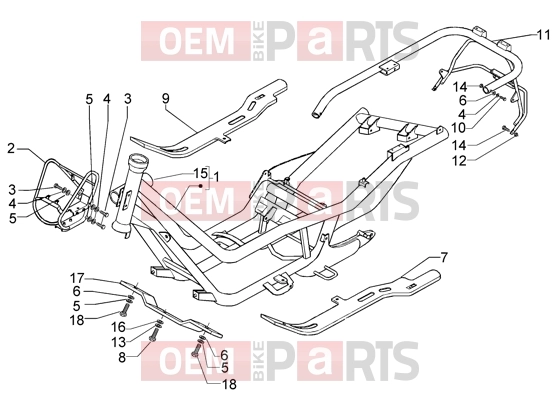 Chassis » Chassis - Piaggio X9 200 Evolution