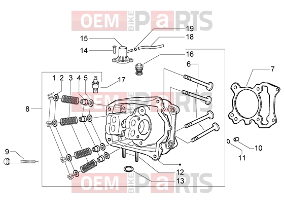 PIAGGIO Engine » Head-valves