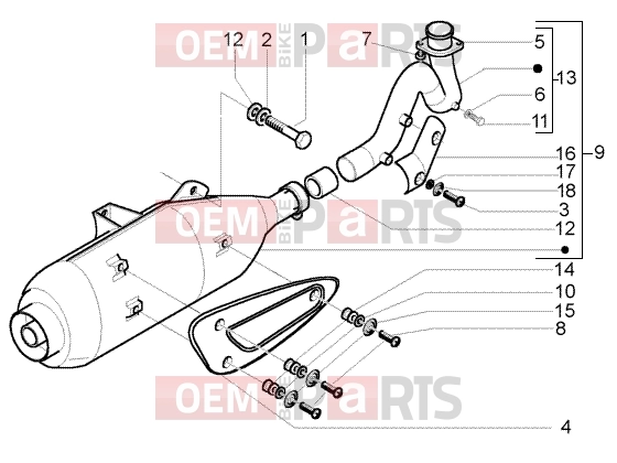 PIAGGIO Engine » Silencer