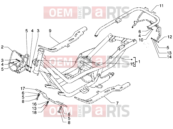 PIAGGIO Chassis » Frame