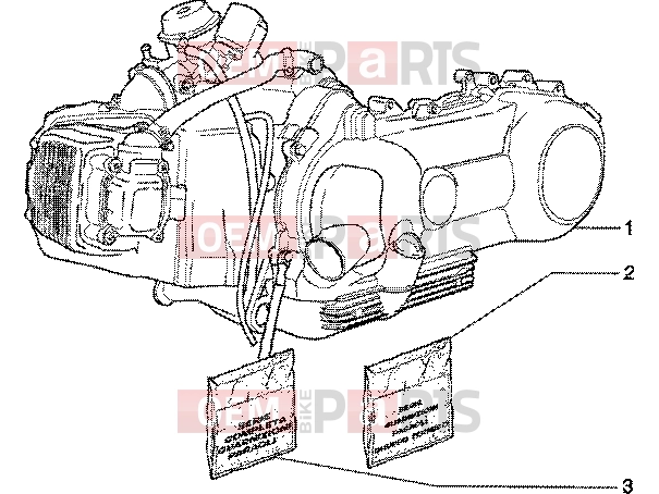 Engine » Engine - Piaggio Zip 125 4T