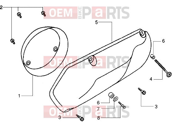 PIAGGIO Engine » Transmission cover
