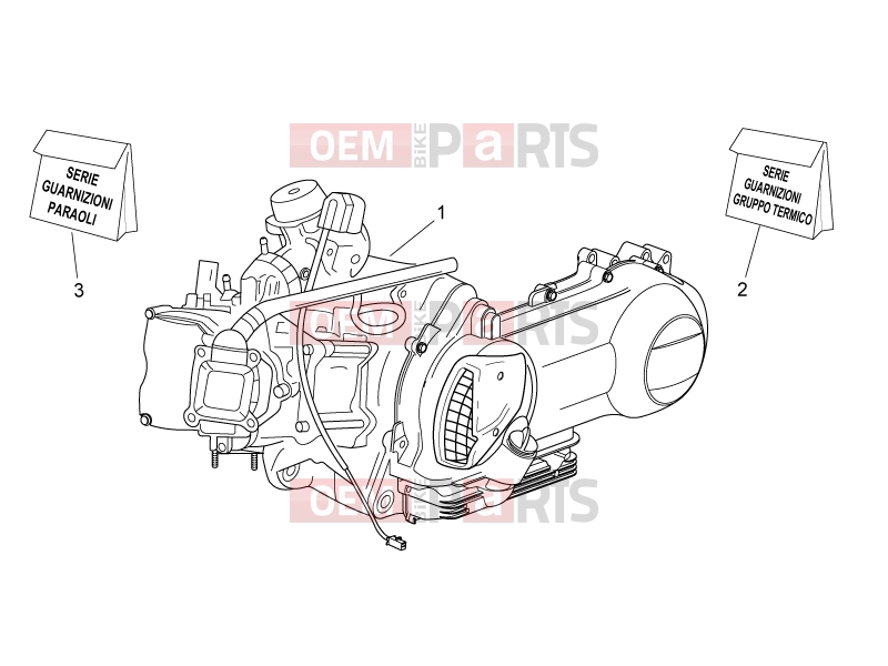 ENGINE » Engine - Aprilia Atlantic 125 E3 2011