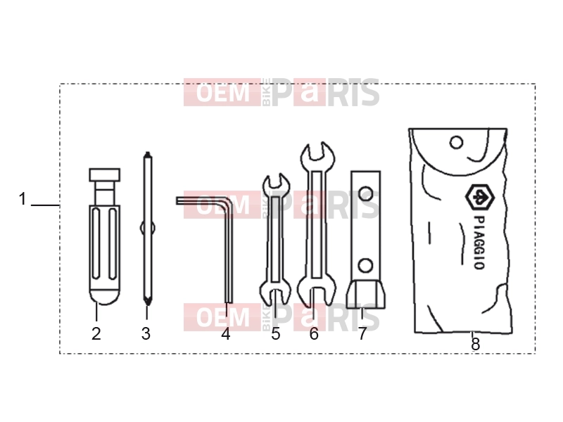 Frame » Tools - Derbi STX 150 2015