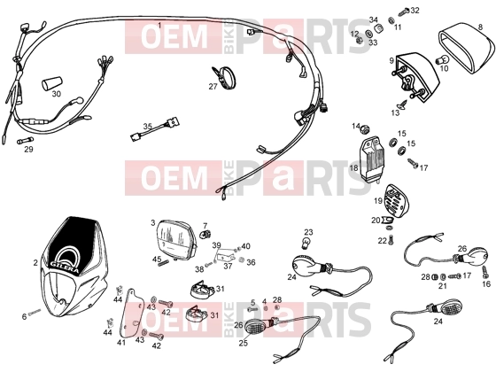 gilera RCR Electrical system » Electrical system