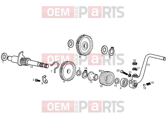 Engine » Kickstarter - Gilera RCR