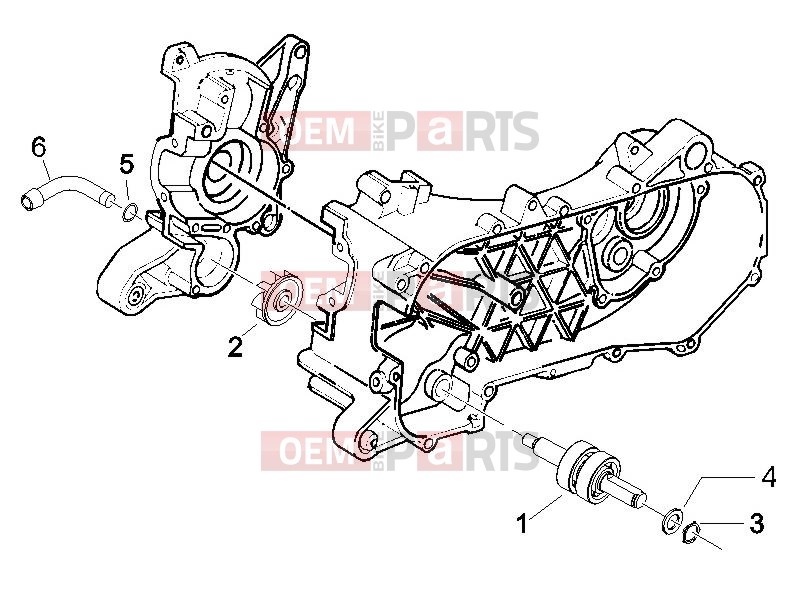 gilera 2011 Runner 50 SP Engine » Cooler pump