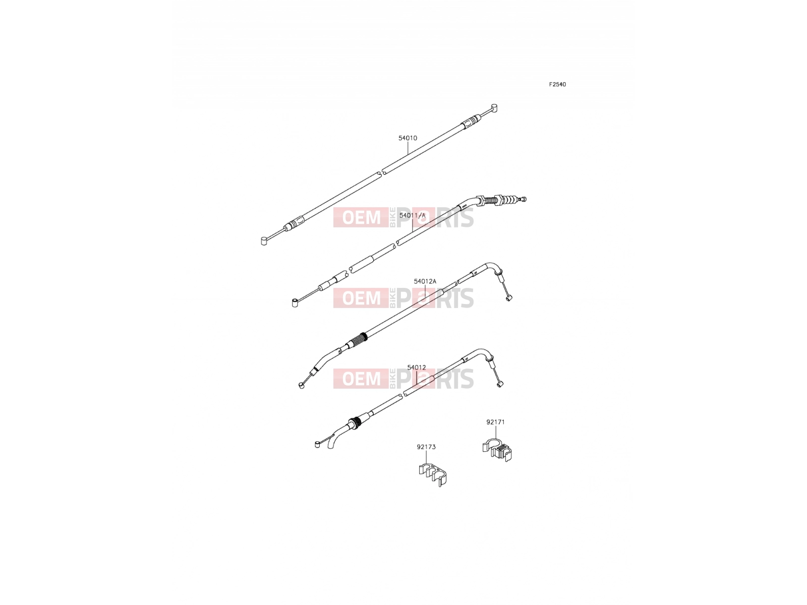 KAWASAKI 2013 Cables