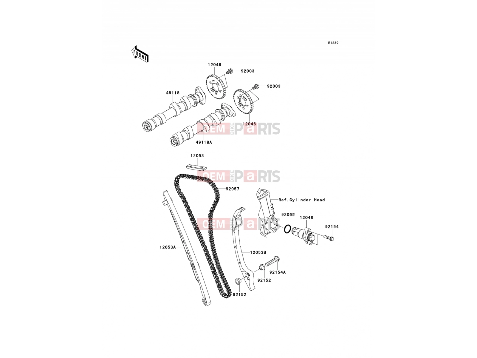 KAWASAKI 2014 Camshaft(s)/Tensioner