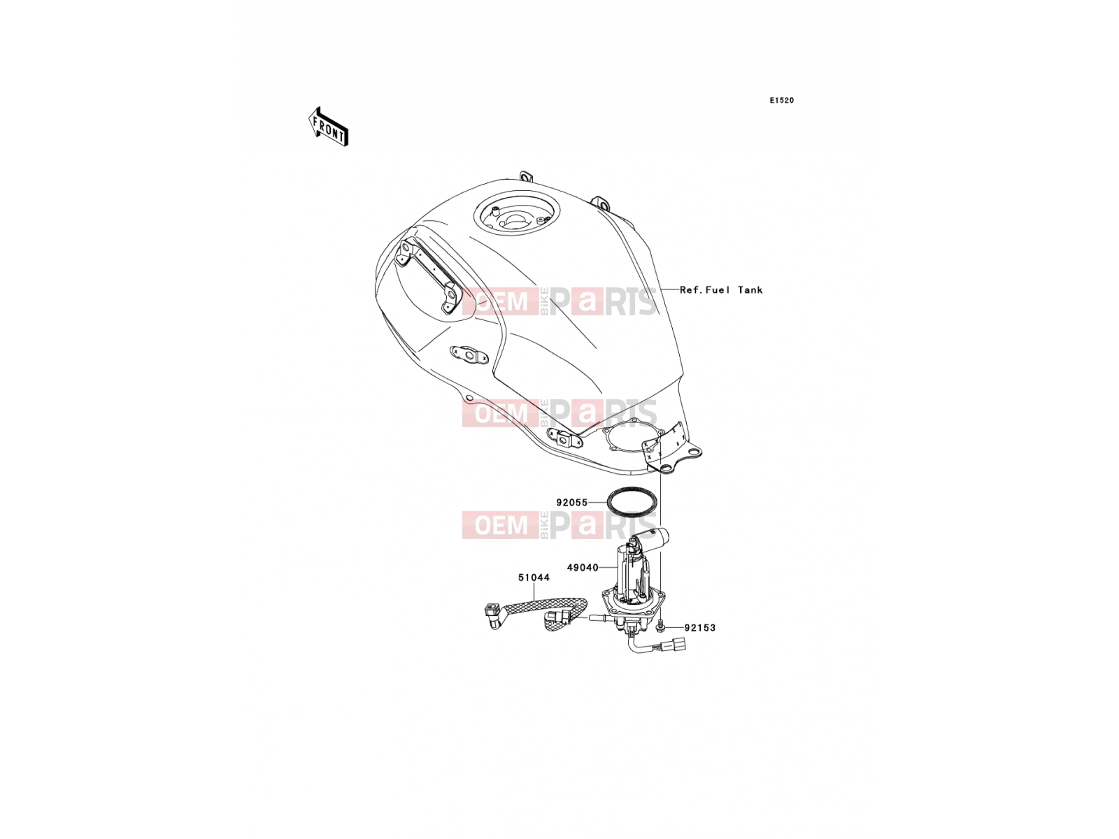 KAWASAKI 2014 Fuel Pump