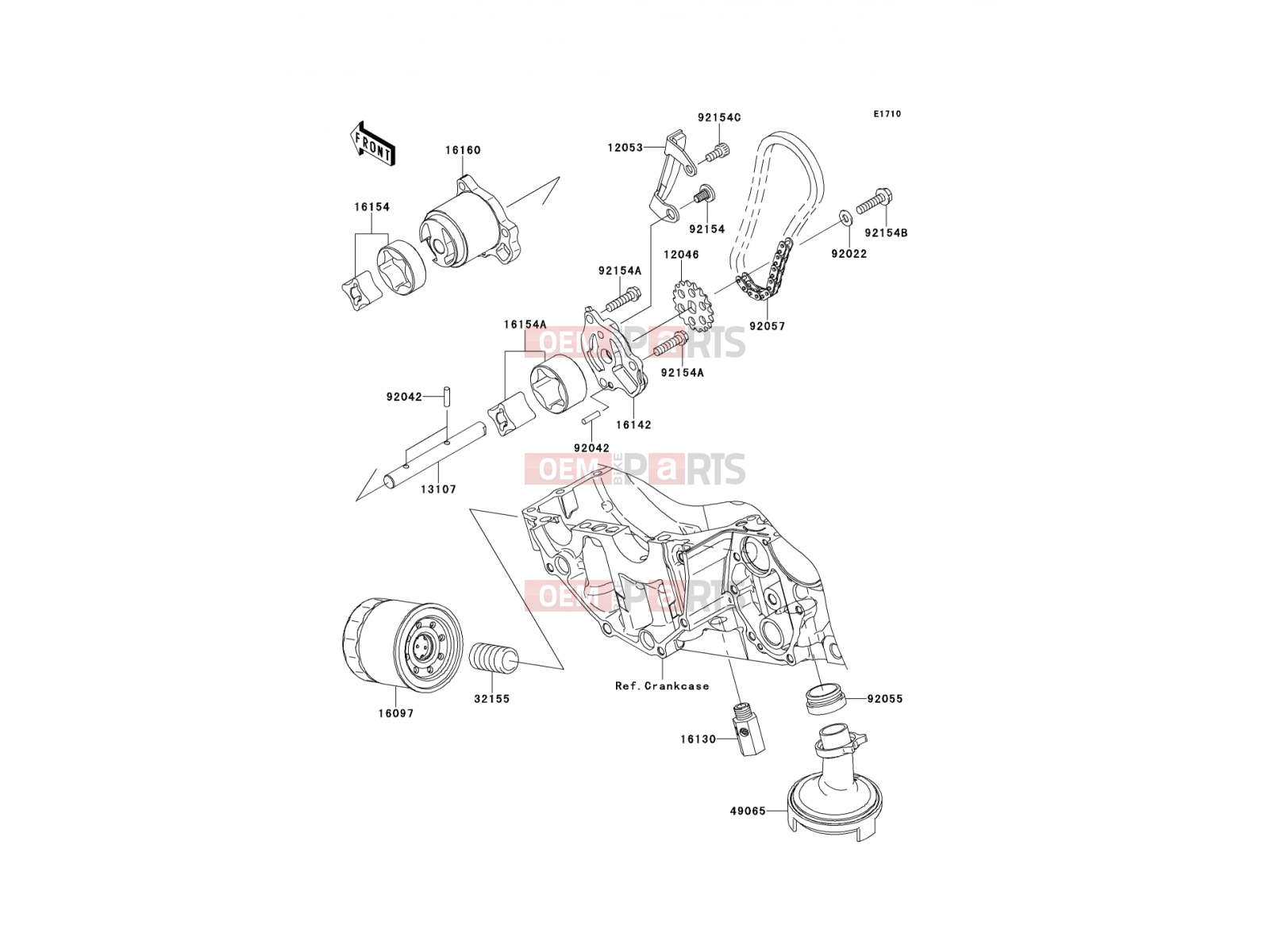 KAWASAKI 2014 Oil Pump