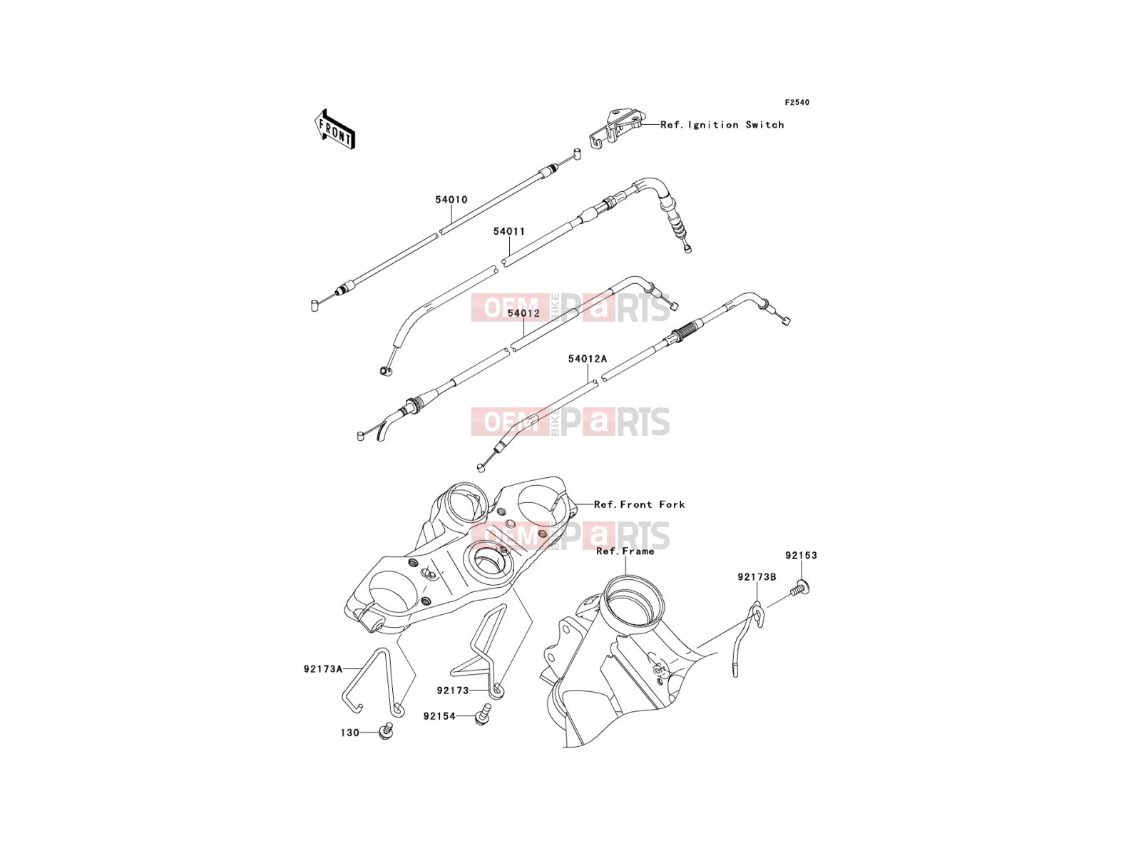 KAWASAKI 2014 Cables