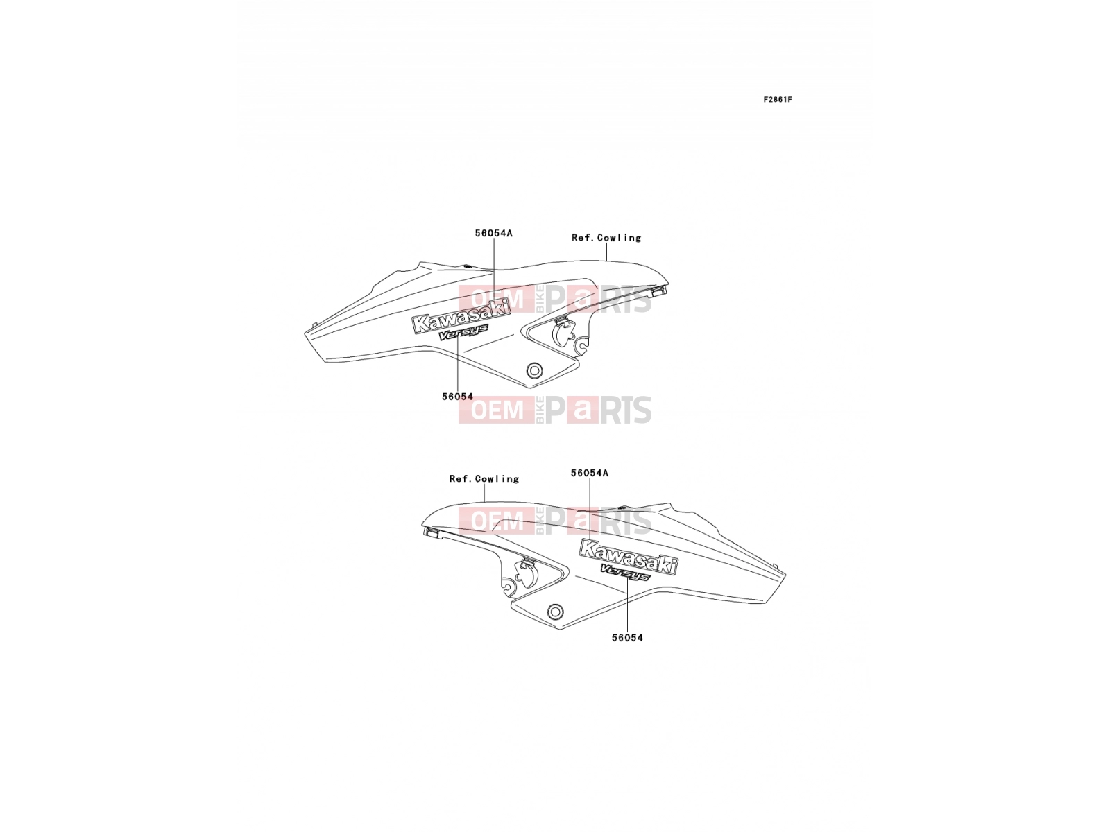 KAWASAKI 2014 Decals(Black)