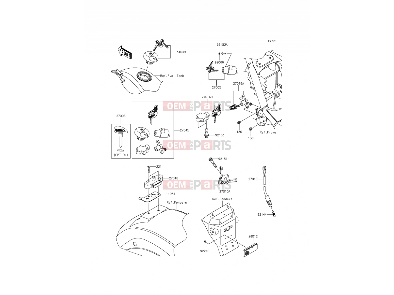 KAWASAKI 2015 Ignition Switch