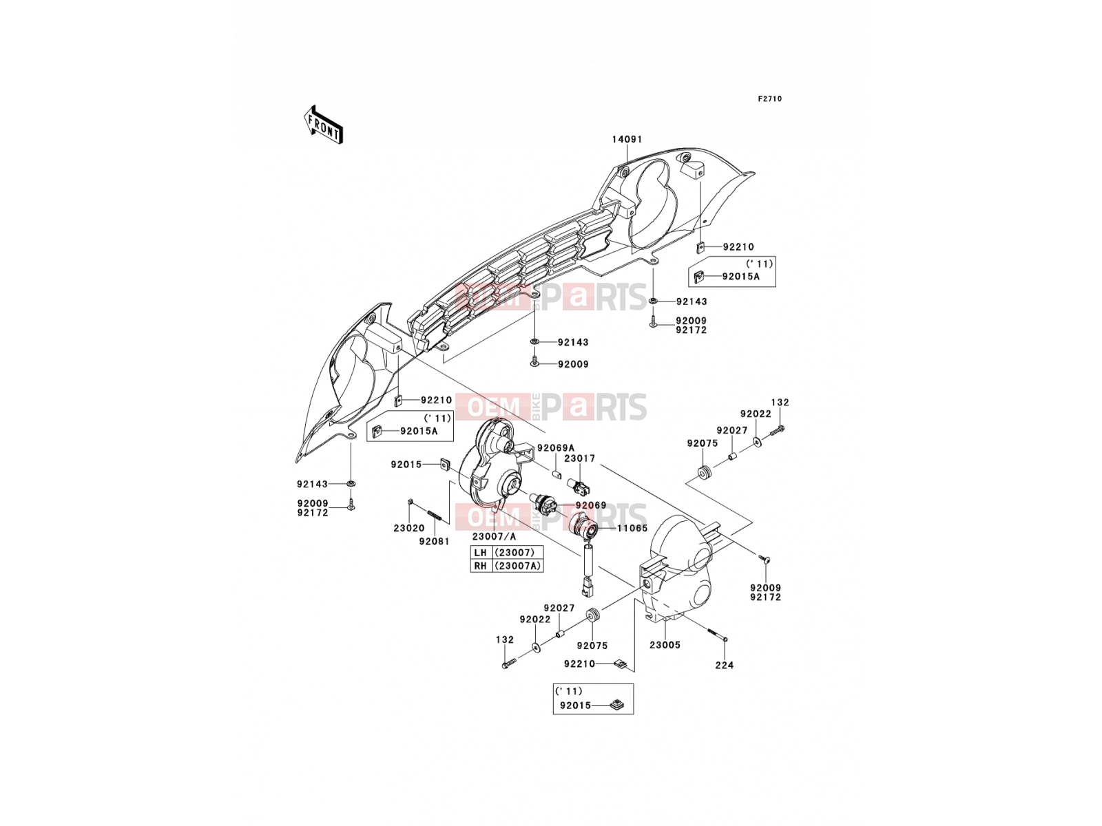 KAWASAKI 2015 Headlight(s)