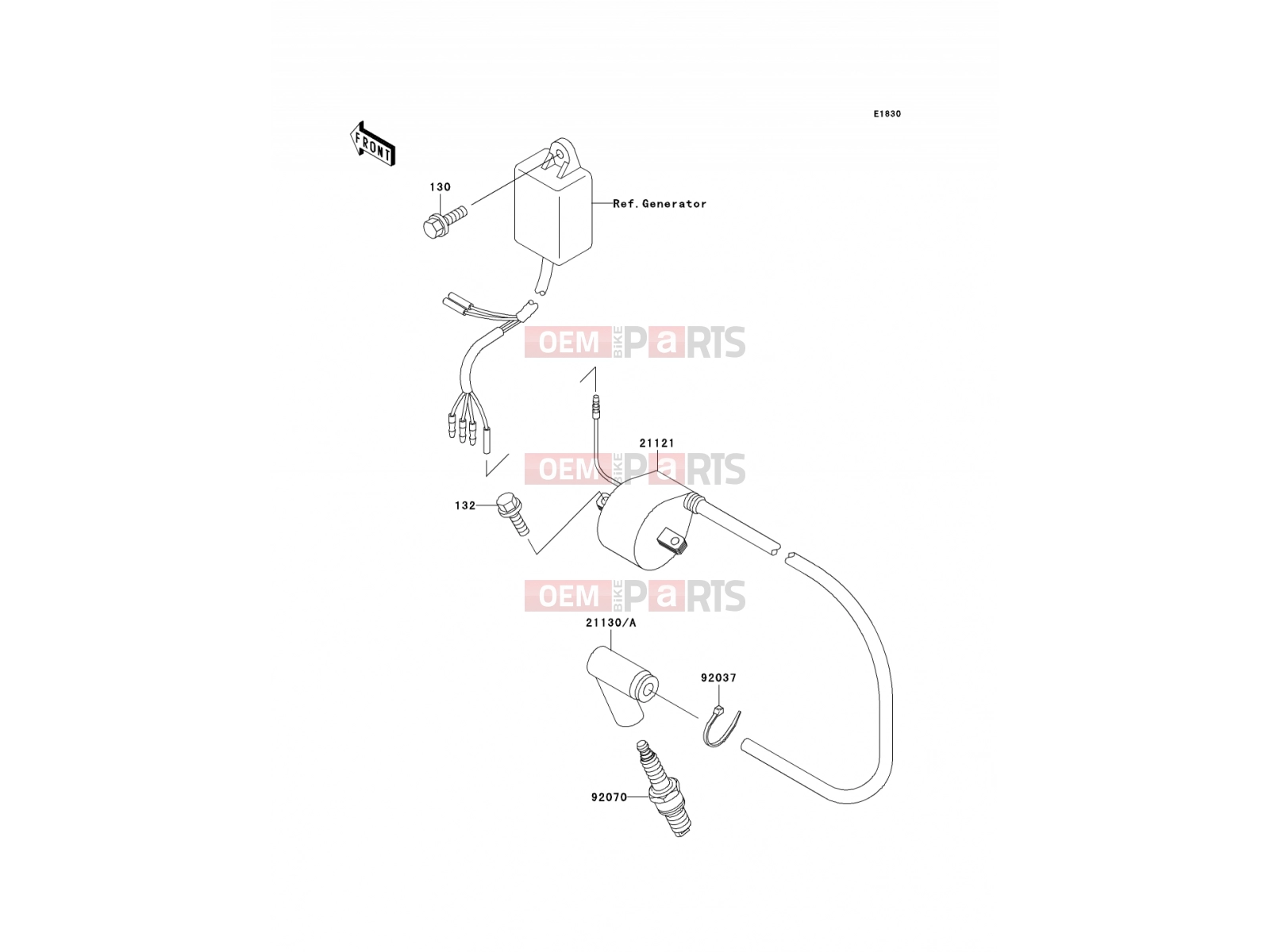 KAWASAKI 2000 Ignition System