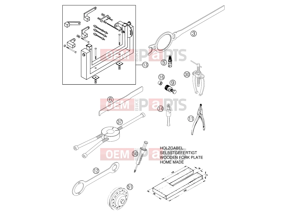 Special tools (engine)|Engine|29 - KTM 85 SX (6001D9) [EU] 2004