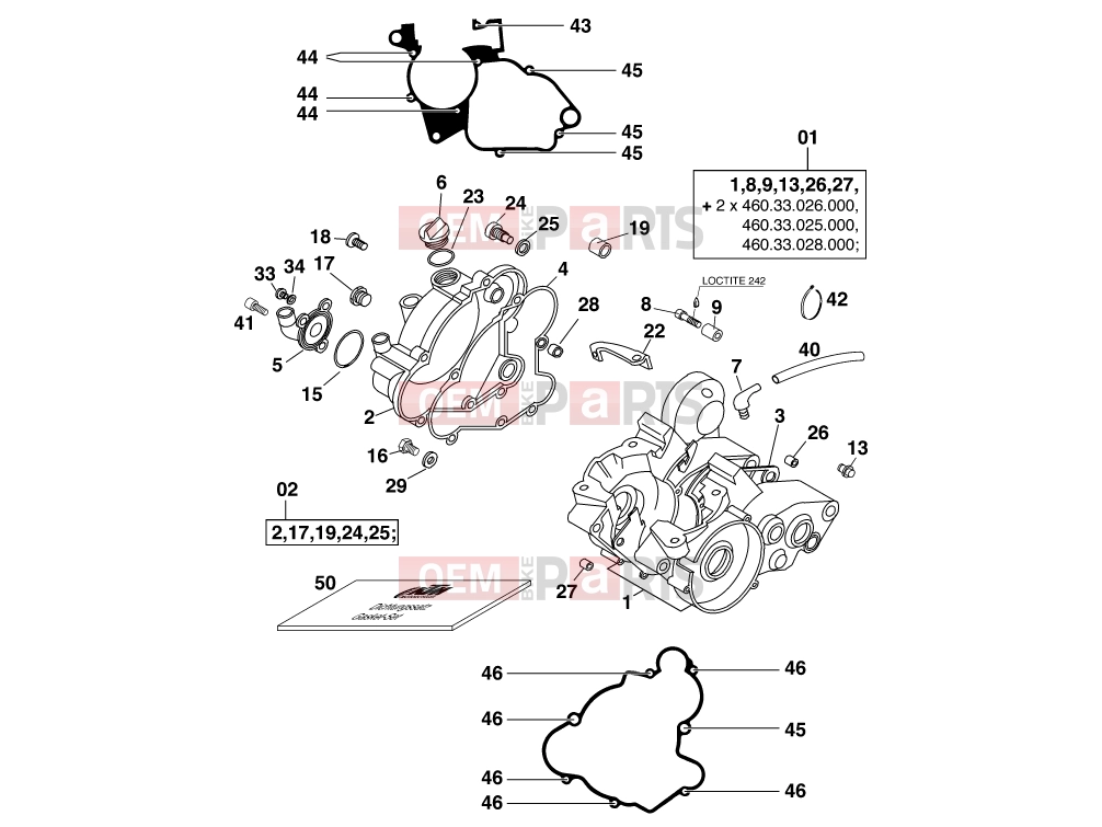 ENGINE CASE|Engine|30 - KTM 65 SX (600106) [EU] 2000