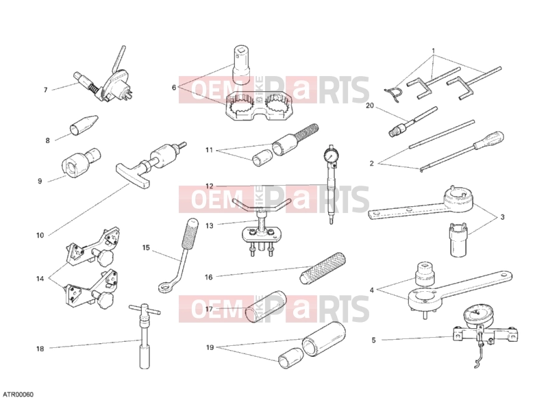 DUCATI 2006 Monster S4RS WORKSHOP SERVICE TOOLS » SPECIAL TOOLS