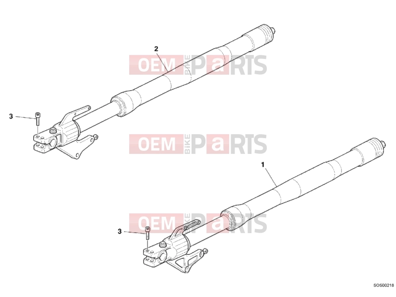 DUCATI 2005 Multistrada 1000 S FRONT FORK » FRONT SUSPENSION