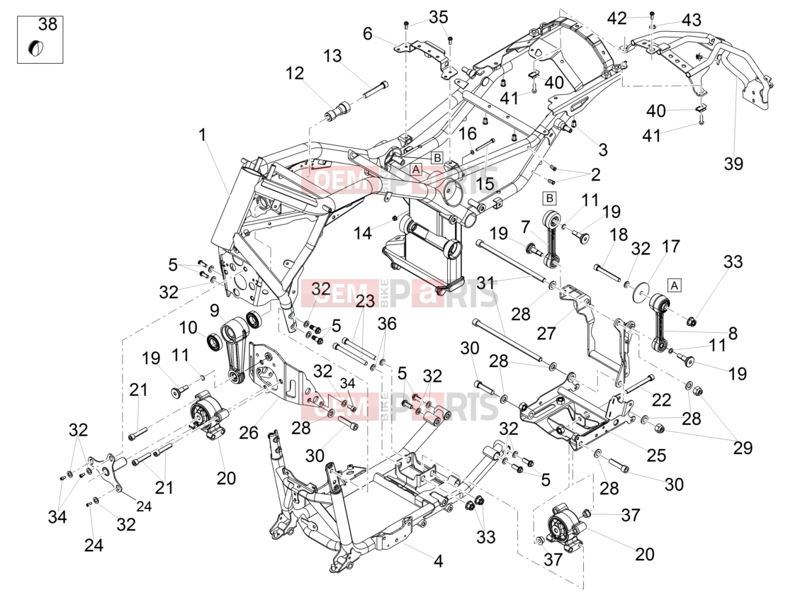 Frame » Frame - Motoguzzi Eldorado 1400 ABS 2021