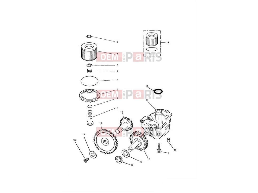 Triumph 1994 TRIDENT Lubrication System