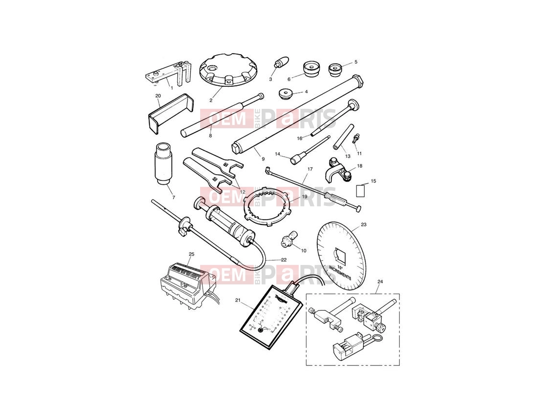 Triumph 1997 TRIDENT Service Tools