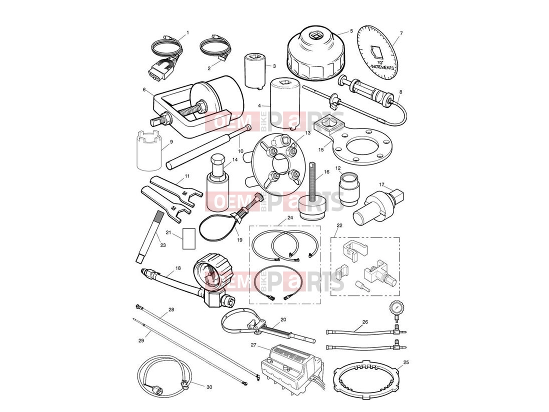 Triumph 2005 SPEED FOUR Service Tools