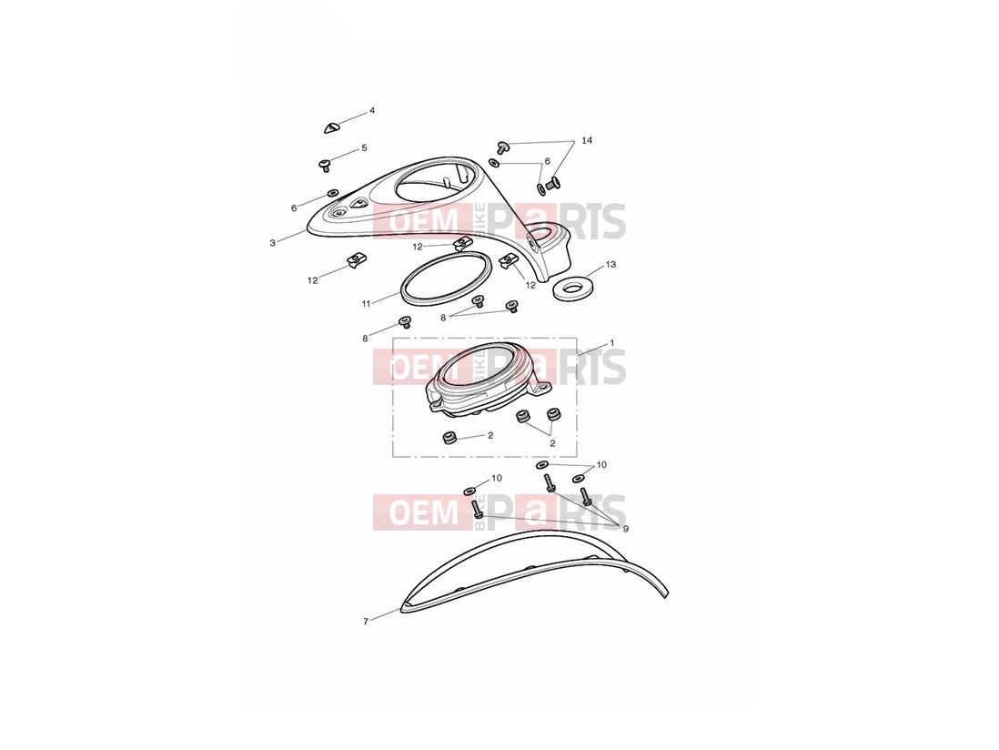 Triumph 2013 ROCKET III TOURING Instruments