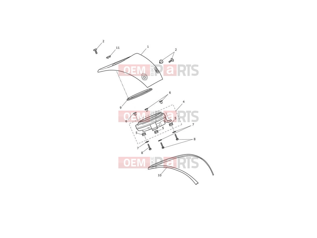 Triumph 2014 THUNDERBIRD COMMANDER Instruments