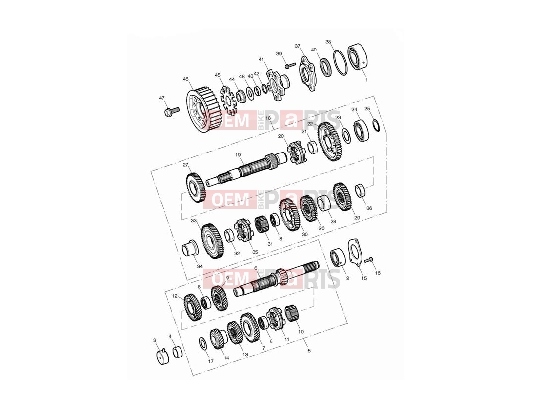 Triumph 2013 THUNDERBIRD STORM Transmission