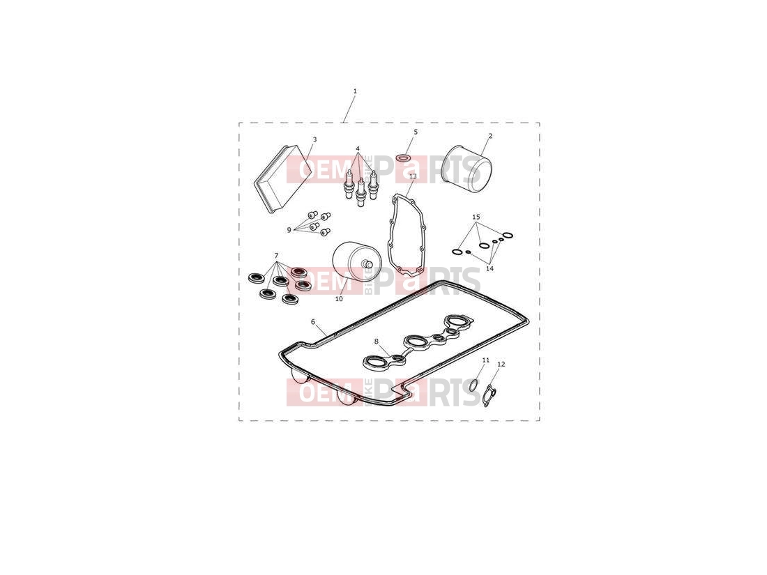 Triumph 2013 TROPHY 1215 Engine Service Kit