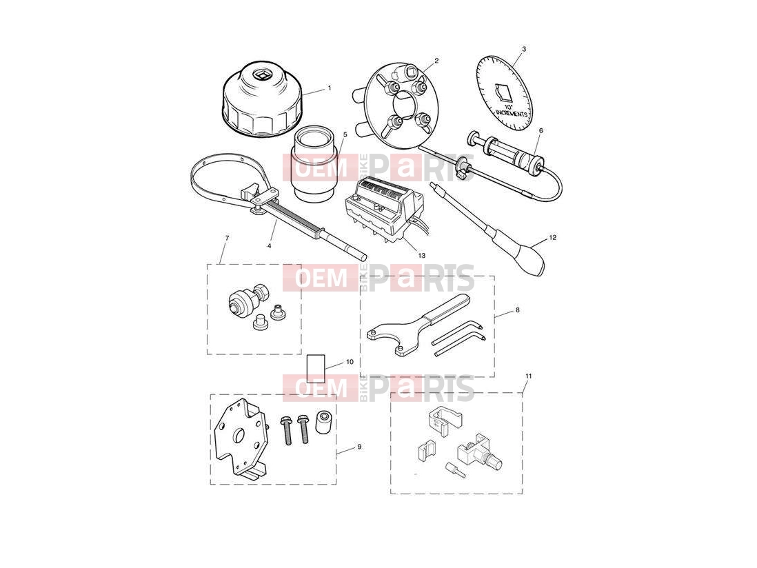 Triumph 2007 SPEEDMASTER CARBS Service Tools