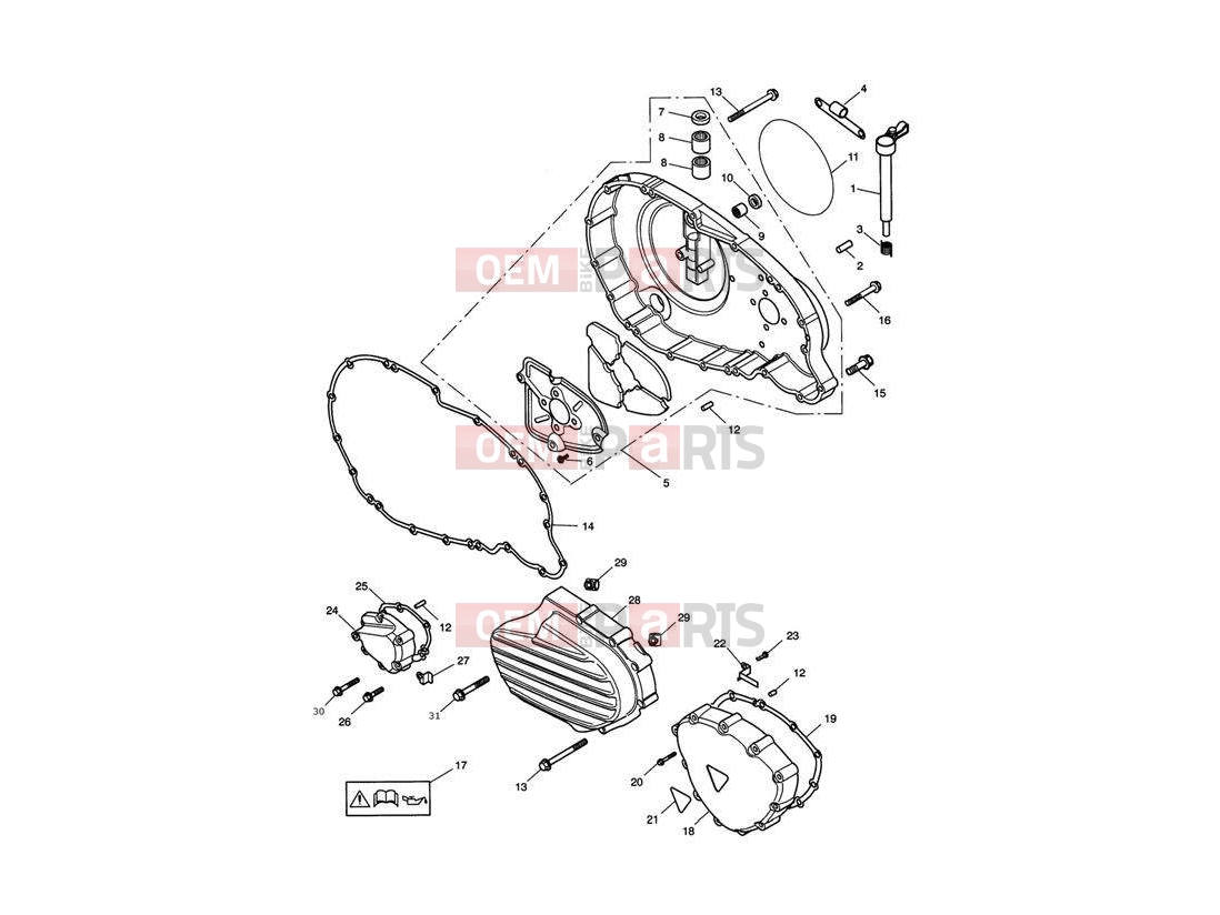 Triumph 2013 SPEEDMASTER EFI Engine Covers