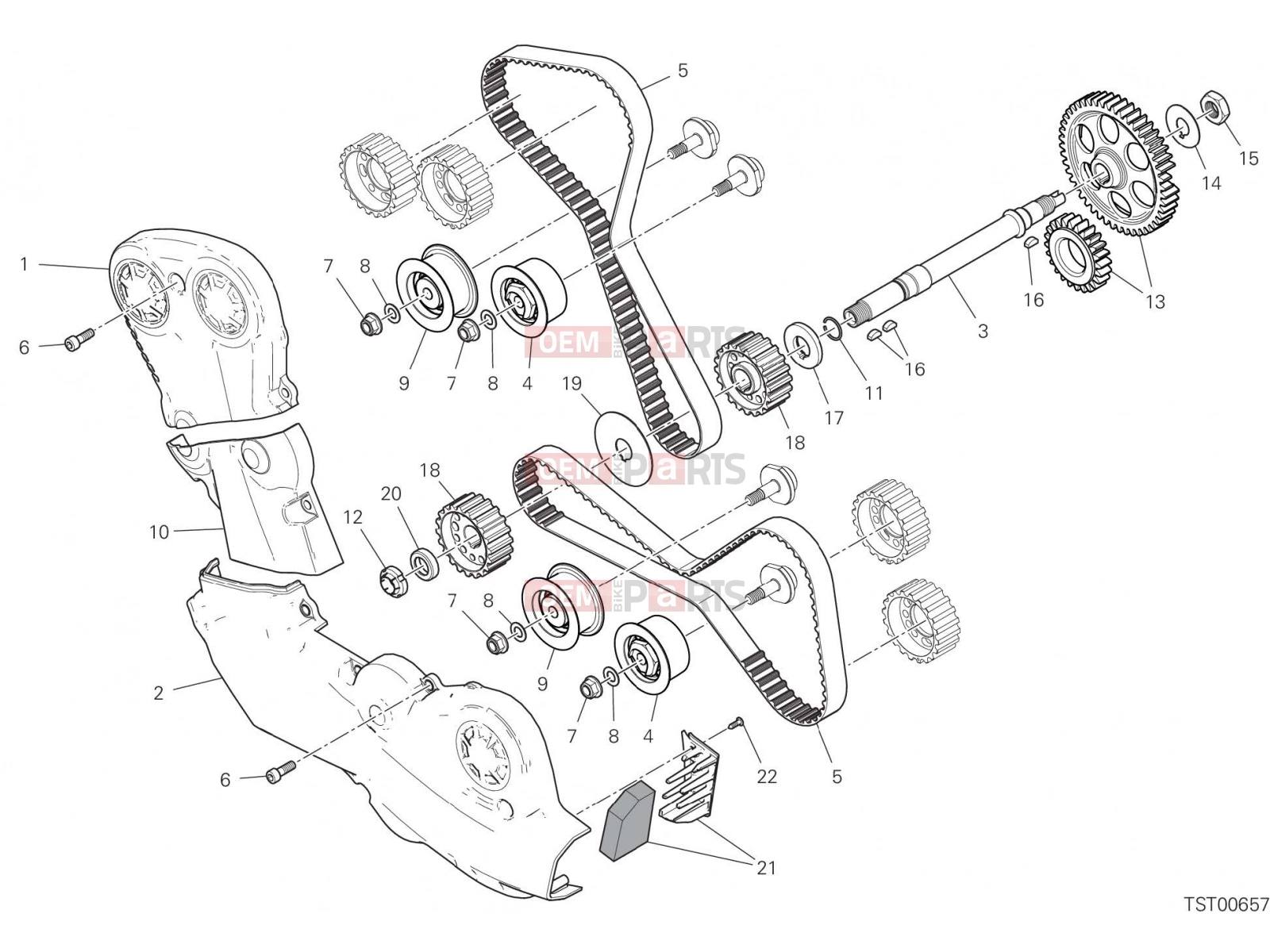 DUCATI 2022 Multistrada V2 TIMING SYSTEM