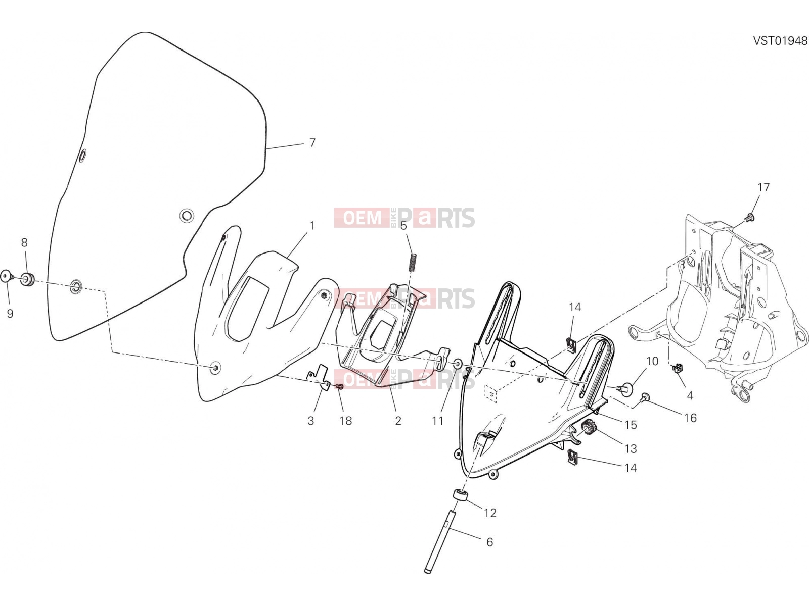 DUCATI 2022 Multistrada V2 WINDSHIELD