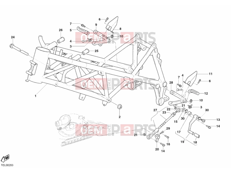 DUCATI 2003 Superbike 999 FRAME » FRAME