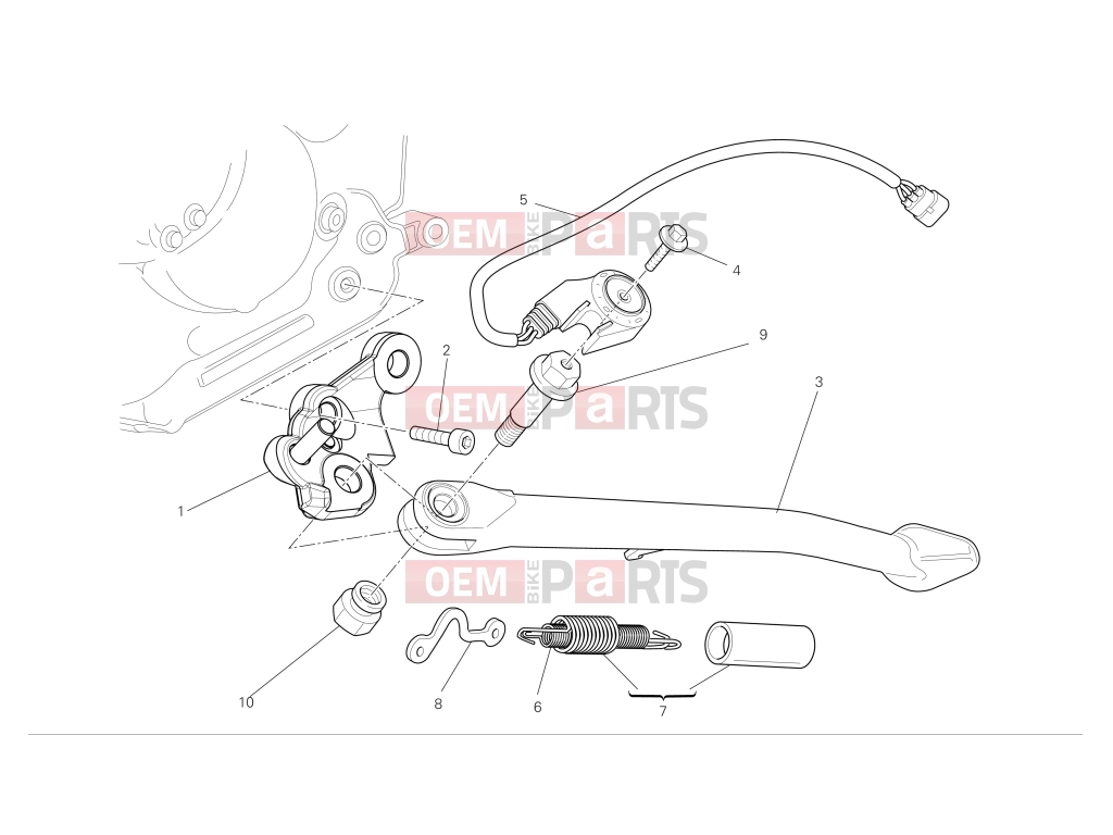 DUCATI 2009 Monster 1100 Stands