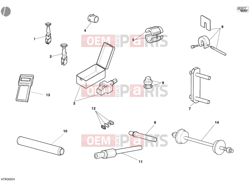 DUCATI 2003 Sporttouring ST4 S ABS WORKSHOP SERVICE TOOLS, FRAME » FRAME