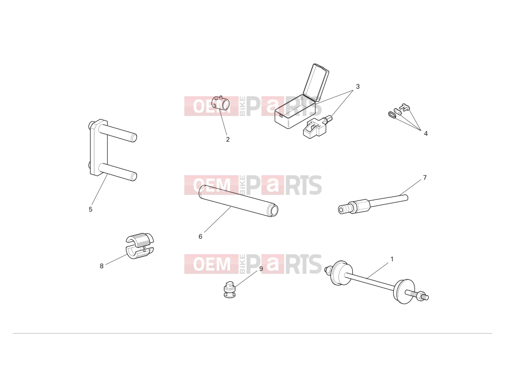 DUCATI 2004 Monster 620 WORKSHOP SERVICE TOOLS 1