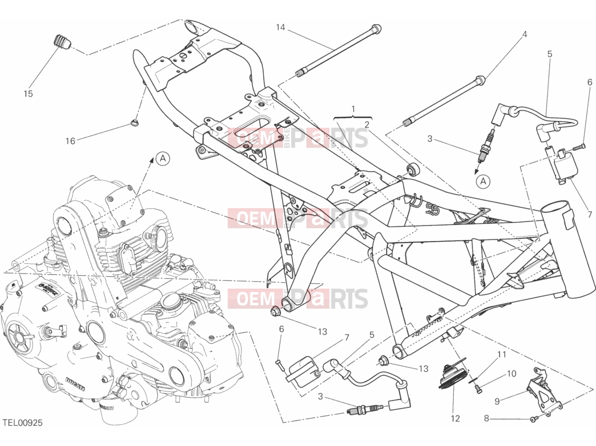 DUCATI 2016 Scrambler Sixty2 FRAME