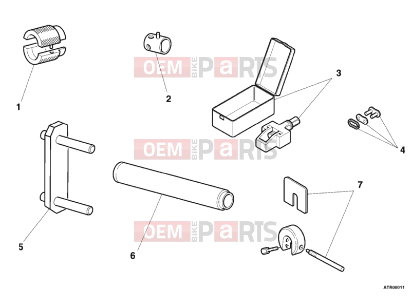 DUCATI 2001 Monster 750 WORKSHOP SERVICE TOOLS, FRAME » FRAME
