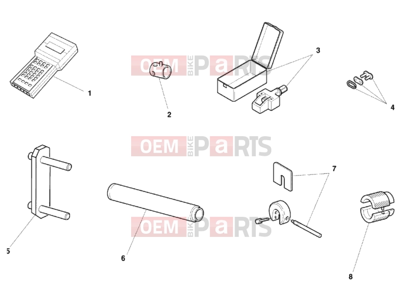 DUCATI 2001 Monster 900 WORKSHOP SERVICE TOOLS, FRAME » FRAME